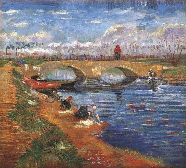 Vincent Van Gogh The Gleize Bridge over the Vigueirat Canal China oil painting art